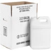 2.5 Gallon White HDPE Plastic F-Style Bottle, 63mm 63-445, 2x1 White Reshipper Box, UN4G/Y27.0/S -Wessco Shop 57wcsw 1