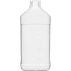 2.5 Gallon White HDPE Plastic F-Style Bottle, 63mm 63-445, 2x1 White Reshipper Box, UN4G/Y27.0/S -Wessco Shop 57wcsw 5