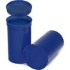 19 Dram Blue Opaque Plastic Pop Top Container, 225/cs