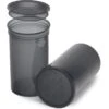 19 Dram Gray Plastic Pop Top Container, 225/cs -Wessco Shop 68bv63 1