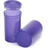 19 Dram Violet Plastic Pop Top Container, 225/cs -Wessco Shop 68bv79 1