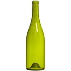 750 Ml Dead Leaf Green Burgundy Wine Bottles, Punted, Cork, ECO Series®, 12/cs