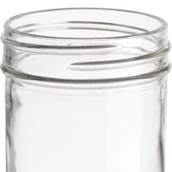 8 Oz. Straight Sided Glass Jar, 70mm 70-450, 12/cs -Wessco Shop 8oz straight sided glass jar 70mm 70 450 99g629 4
