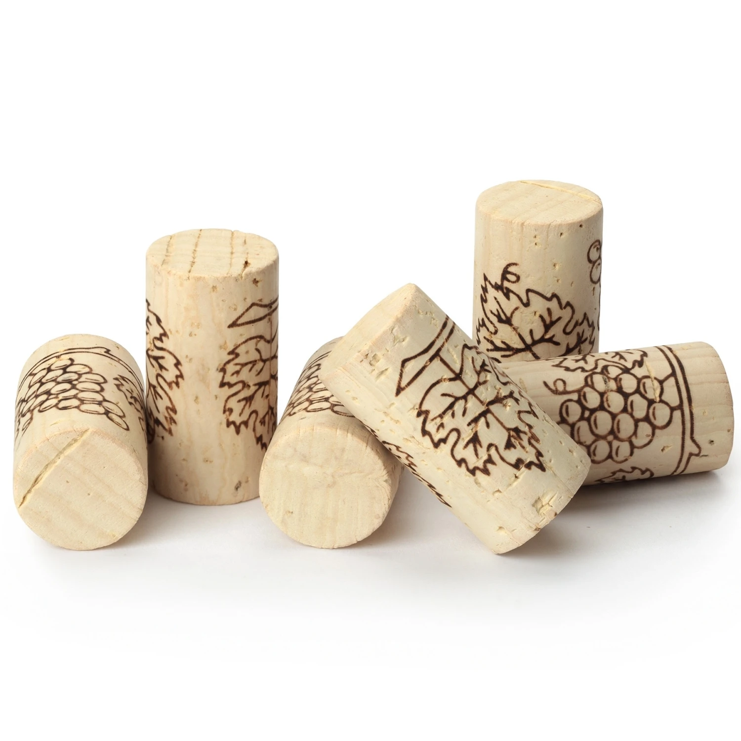 Grade 1 "Flor" Natural Wine Corks, Print, 45 X 24 Mm (Highest Grade), 1,000/bag - Image 3