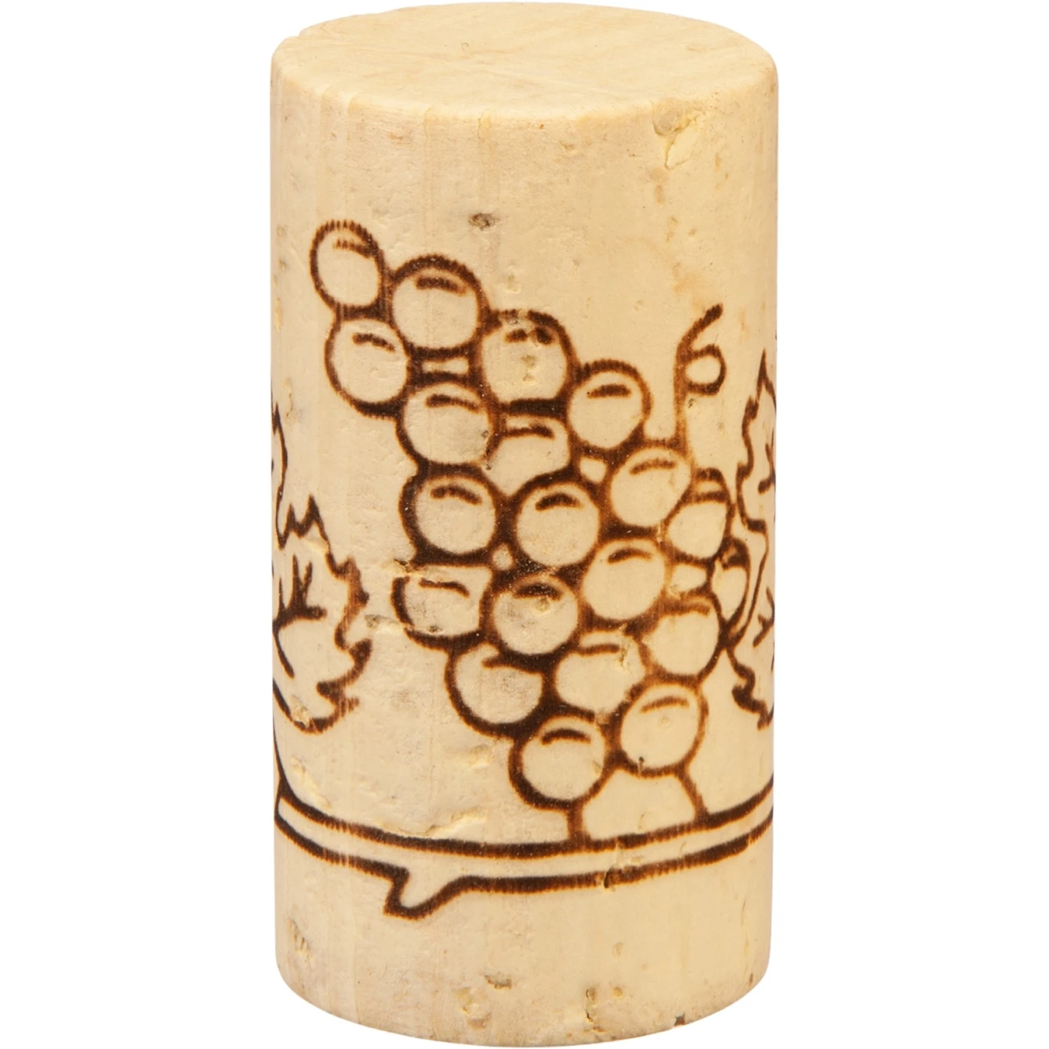 Grade 1 "Flor" Natural Wine Corks, Print, 49 X 24 Mm (Highest Grade), 1,000/bag