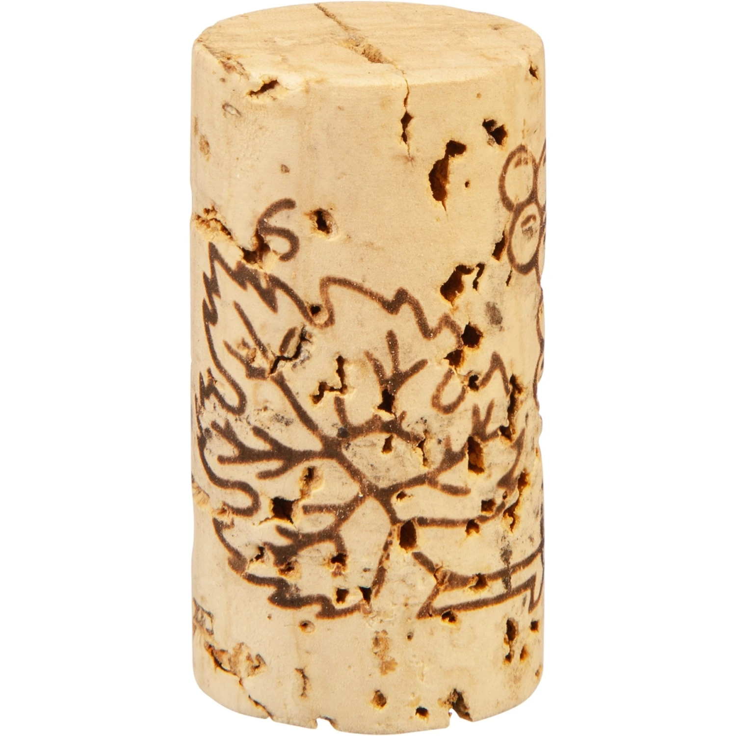 Grade 4 "First" Natural Wine Corks, Print, 38 X 24 Mm (High Grade), 1,000/bag