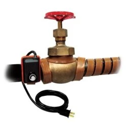 BriskHeat® 1" X 72" Silicone Rubber Heating Tape, Adj. Thermostat Up To 425° F, 120V, 432W, NEMA 1-15 Plug