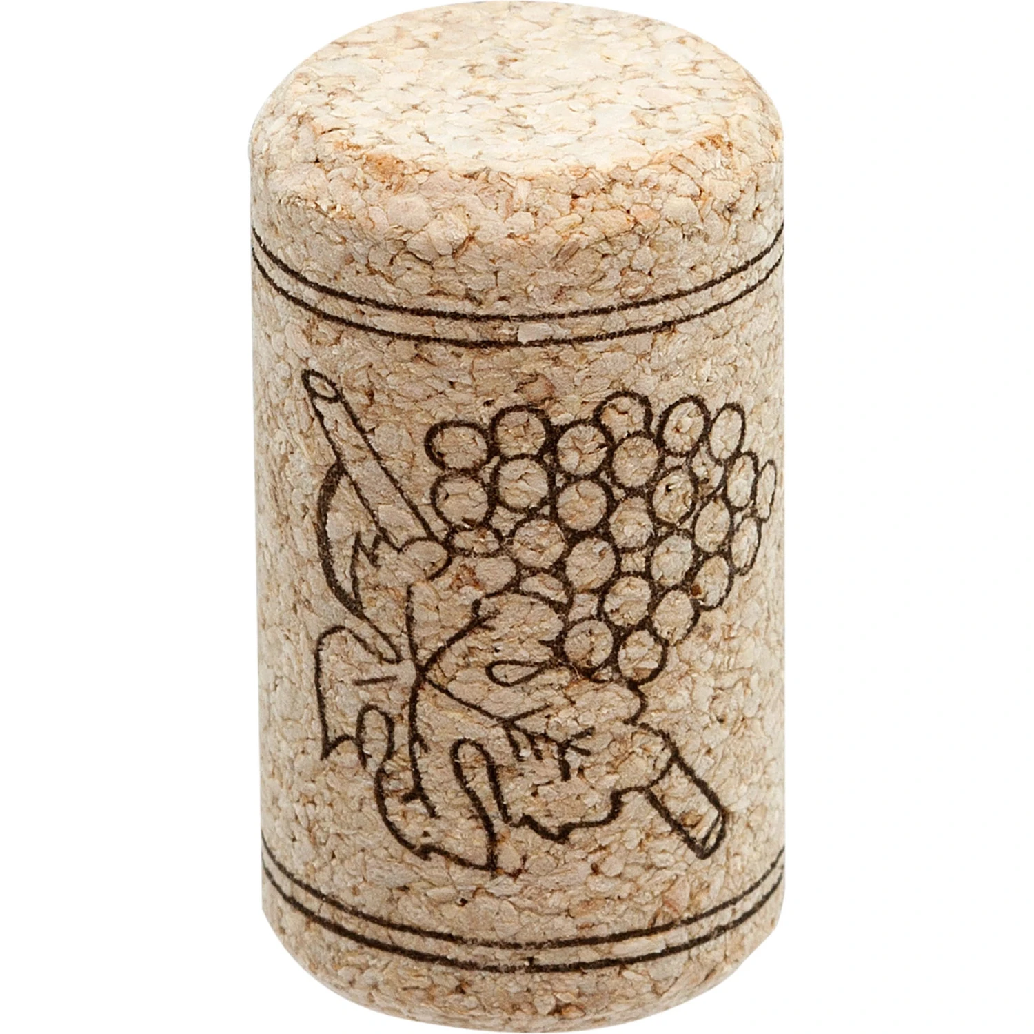 Neutrocork® Micro-Agglomerated Wine Corks, Print, 38 X 21 Mm (#7), 100/bag