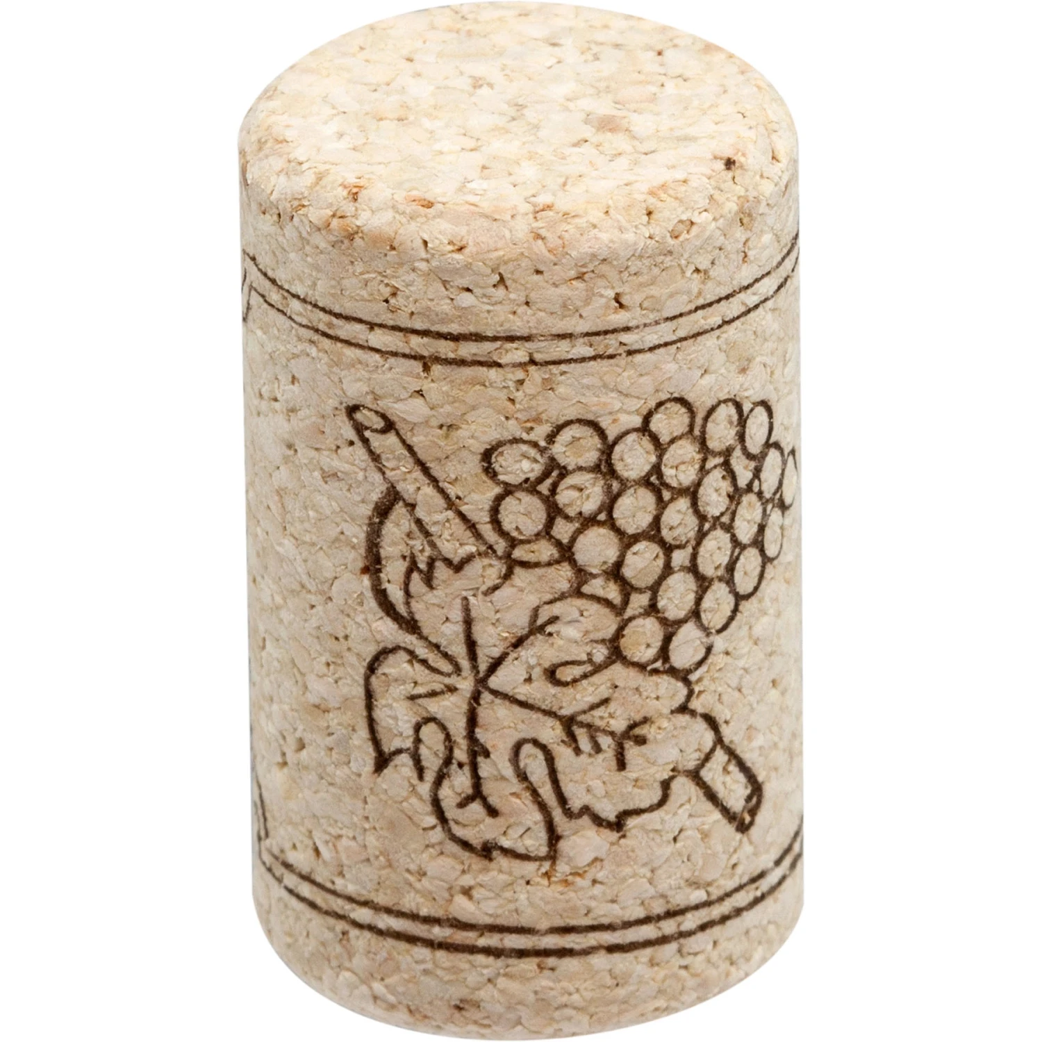 Neutrocork® Micro-Agglomerated Wine Corks, Print, 38 X 23 Mm, 1,000/bag