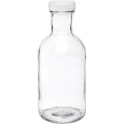 16 Oz. Clear Glass Stout Bottle, 38mm 38-405, 12/cs -Wessco Shop s a0016 200c1c 6