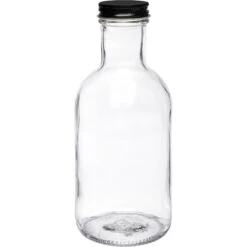 16 Oz. Clear Glass Stout Bottle, 38mm 38-405, 12/cs -Wessco Shop s a0016 200c1c 7