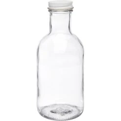 16 Oz. Clear Glass Stout Bottle, 38mm 38-405, 12/cs -Wessco Shop s a0016 200c1c 8