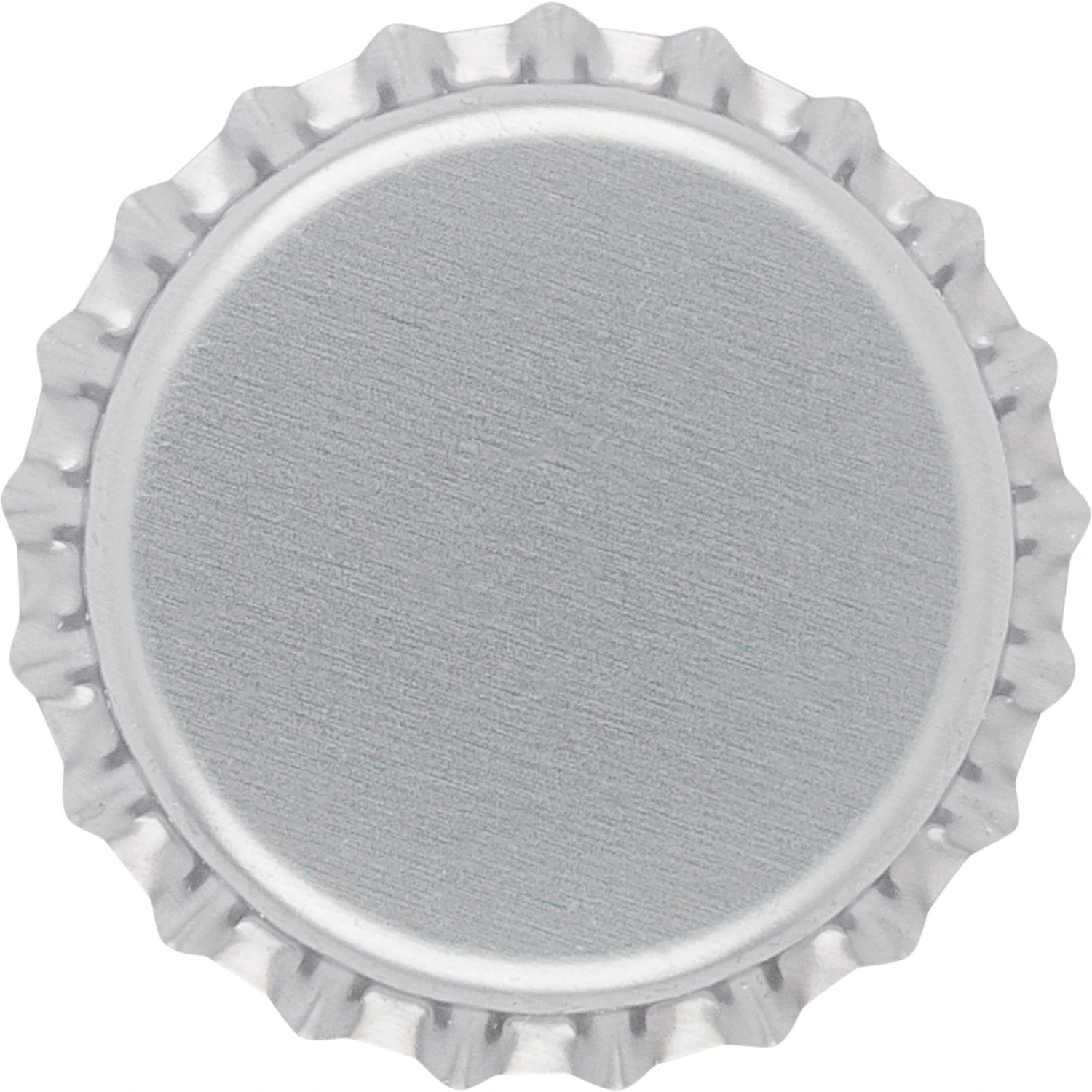 Silver Beer Bottle Caps, Oxygen Absorbing, 26 Mm Pry-Off Crown, 10,000/cs 4 Silver Beer Bottle Caps, Oxygen Absorbing, 26 Mm Pry-Off Crown, 10,000/cs - Image 2