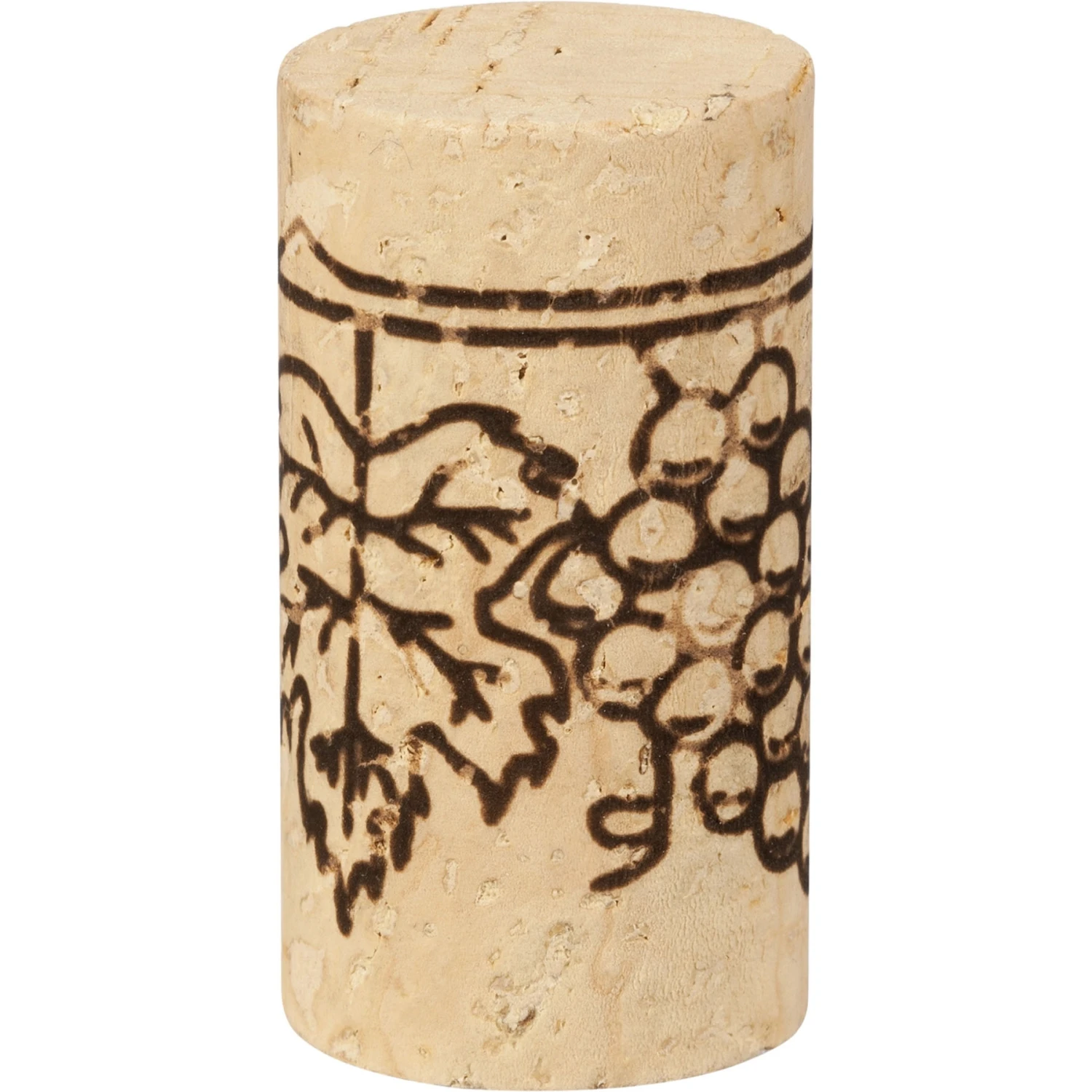 Slimcork® II Natural Wine Corks, Print, 44 X 24 Mm, 1,000/bag
