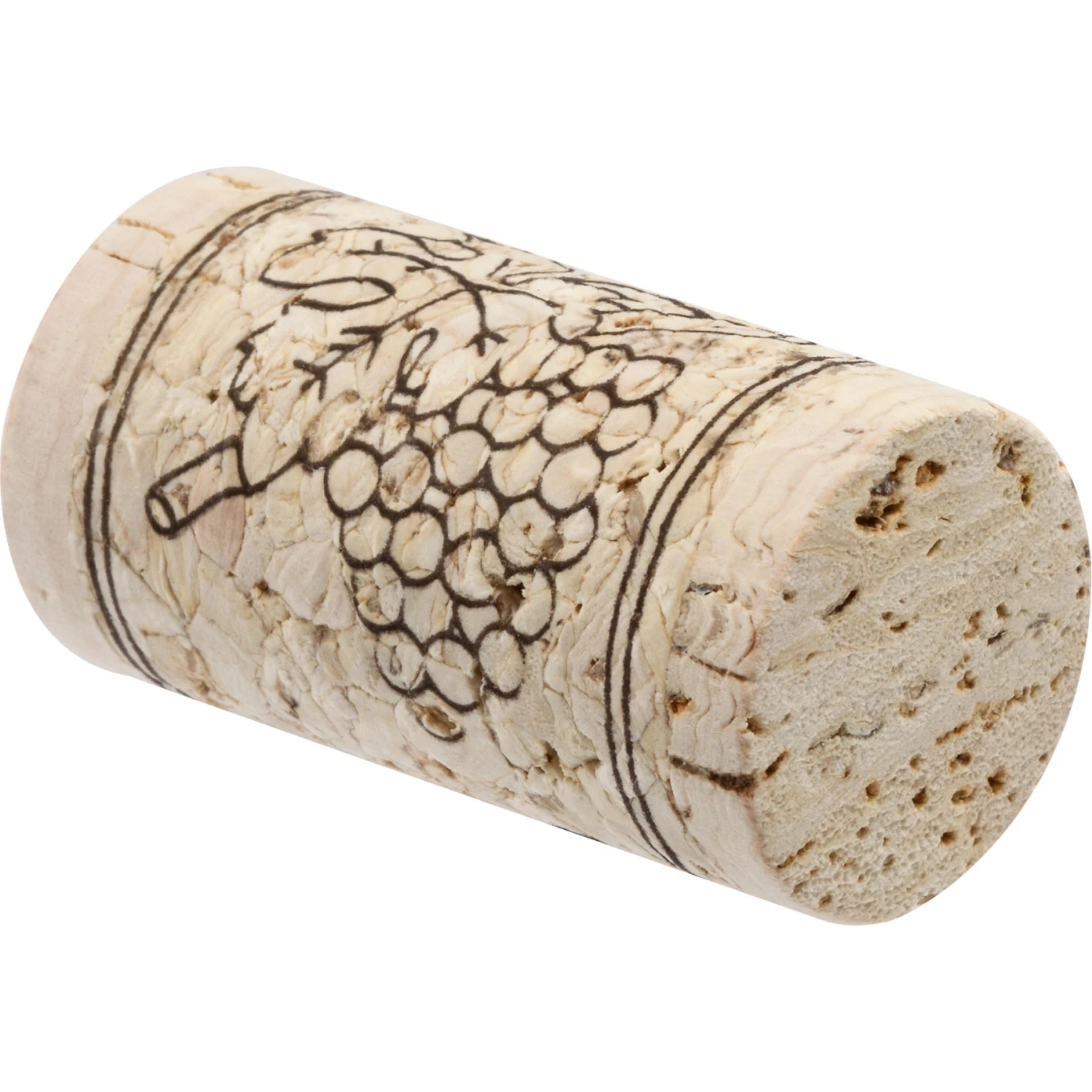Twin Top® 1+1 Technical Wine Corks, Print, 44 X 23.5 Mm, 100/bag - Image 2