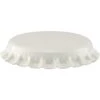White Beer Bottle Caps, Oxygen Absorbing, 26 Mm Pry-Off Crown, 10,000/cs 2 White Beer Bottle Caps, Oxygen Absorbing, 26 Mm Pry-Off Crown, 10,000/cs -Wessco Shop white beer cap 100